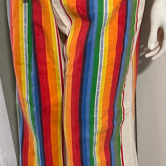 Vintage candy striped bell bottoms - Picture 3 of 8